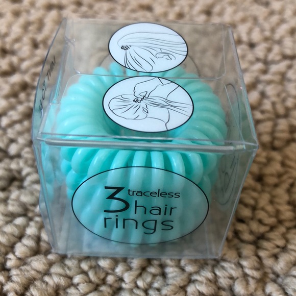 Blue ring hair ties - Picture 4 of 5